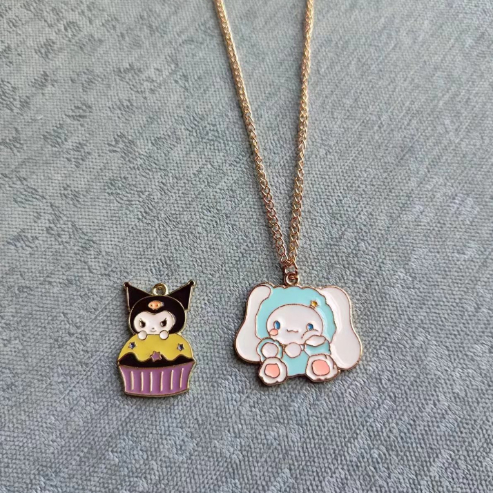SANRIO Vòng cổ Mặt Hình Cinnamoroll Kuromi Dễ Thương H0193