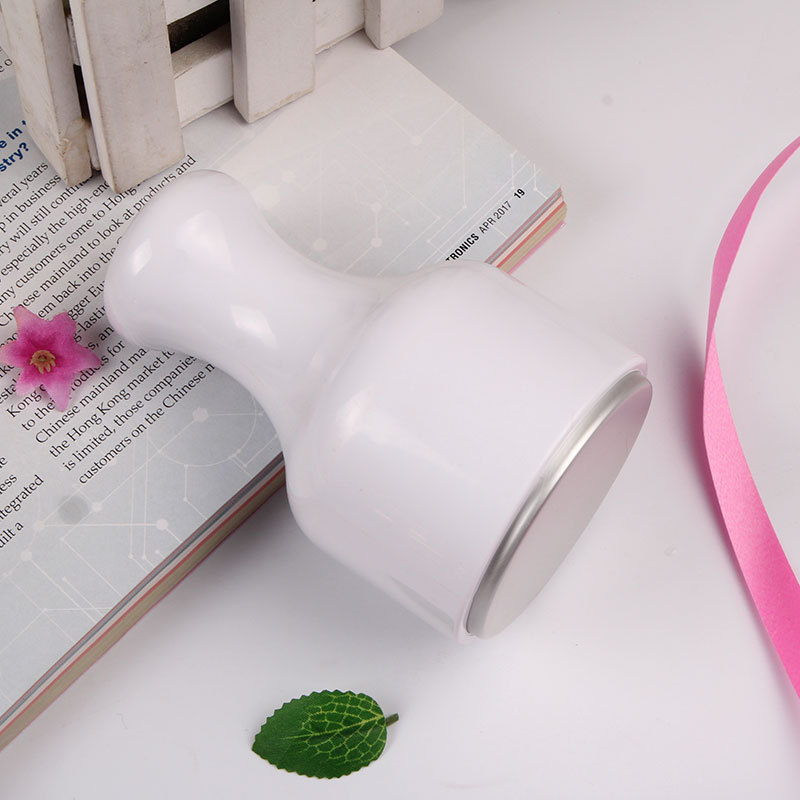 Thanh lăn lạnh massage mặt - Con lăn lạnh Massage mặt bằng đá Làm mát phục hồi da Mặt Thu nhỏ lỗ chân lông Trắng - Beryllium068