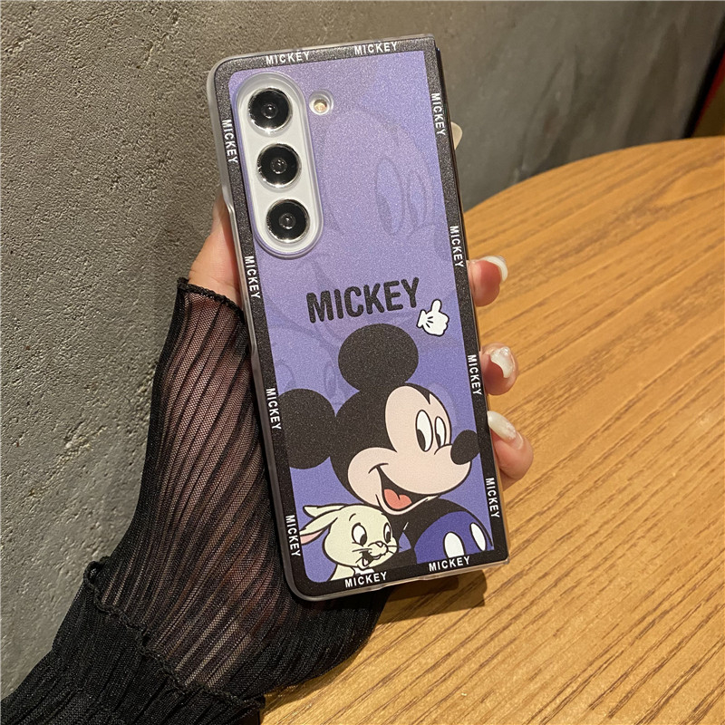 Vỏ điện thoại hoạt hình dễ thương cho samsung galaxy z fold 5 4 3 5g vỏ bảo vệ