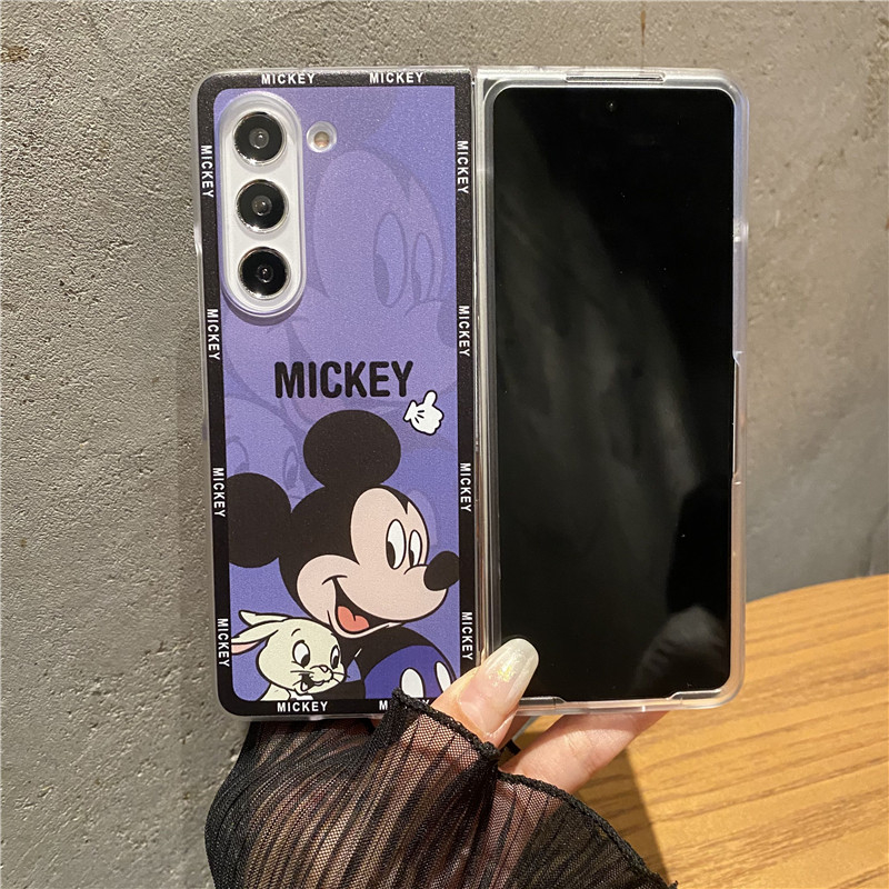 Vỏ điện thoại hoạt hình dễ thương cho samsung galaxy z fold 5 4 3 5g vỏ bảo vệ
