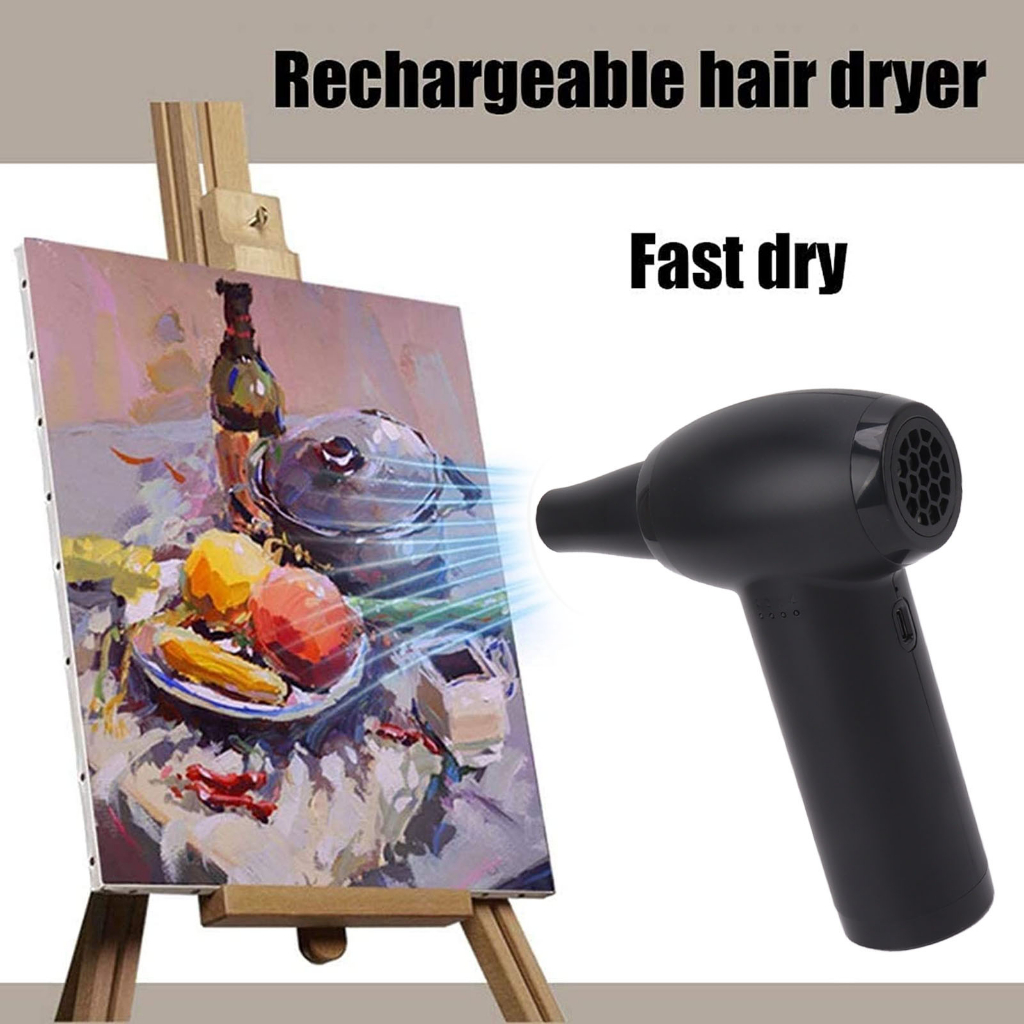 ▲130000RPM Mini Sạc Electric Air Duster Máy tính USB thổi bụi cầm tay công suất cao 6000mAh