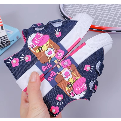 🔥Hot Sale🔥CUTE Giày vải dễ thương mới cho trẻ em học sinh thời trang giày thể thao cho trẻ em gái