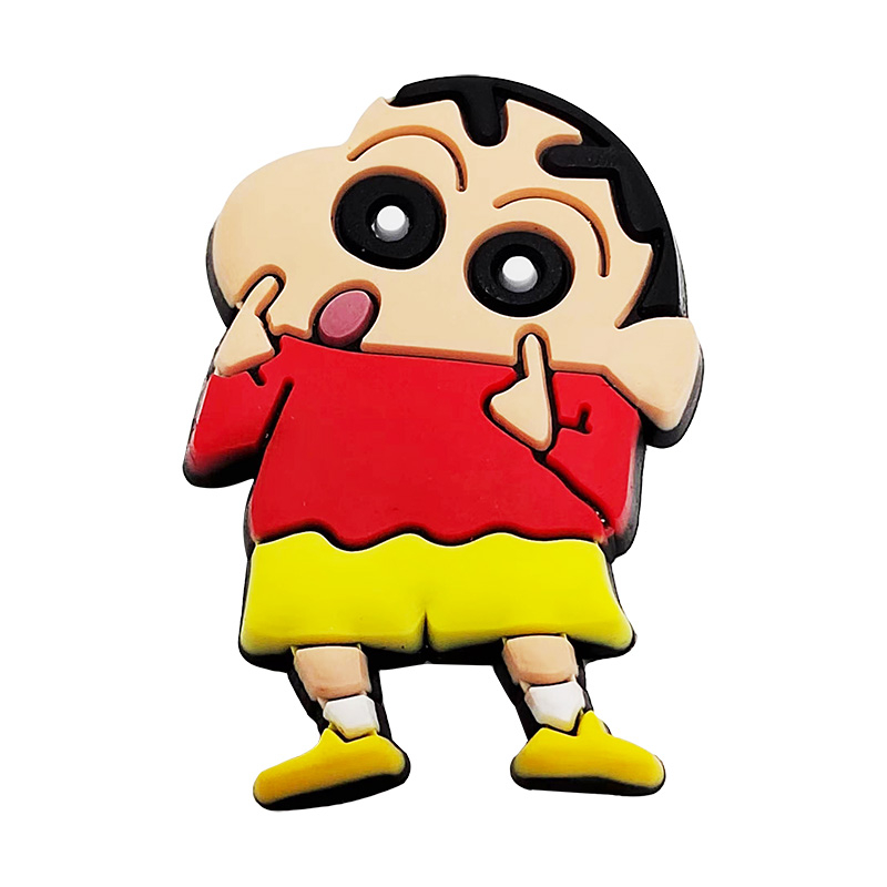 Hot bán 1 cái bùa giày jibbitz crocs pin crayon shin-chan yoda khóa giày dễ thương