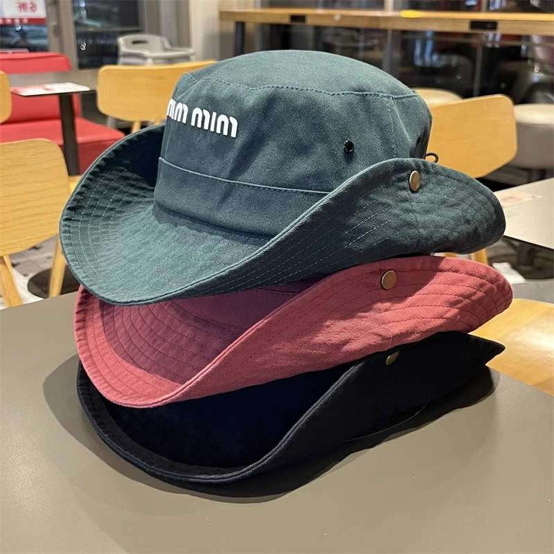 Mũ Bucket Chống Nắng Phong Cách Cao Bồi Nhật Bản Thời Trang Mùa Hè Thu Cho Nam Và Nữ