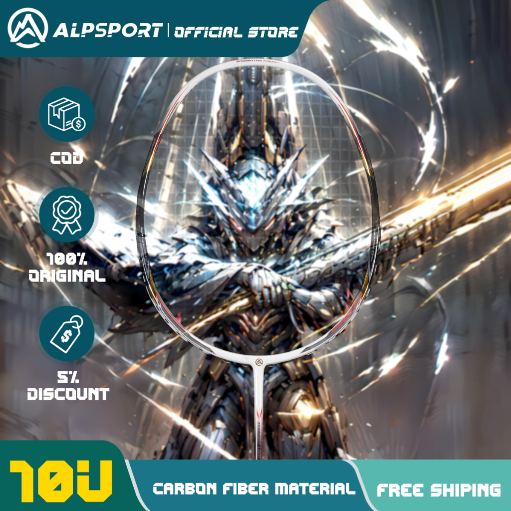 Alp air 10u 52g super light 30lbs 100% full carbon fibre vợt cầu lông high-speed reket professional vợt cầu lông với hộp quà raket cầu lông cho đào tạo