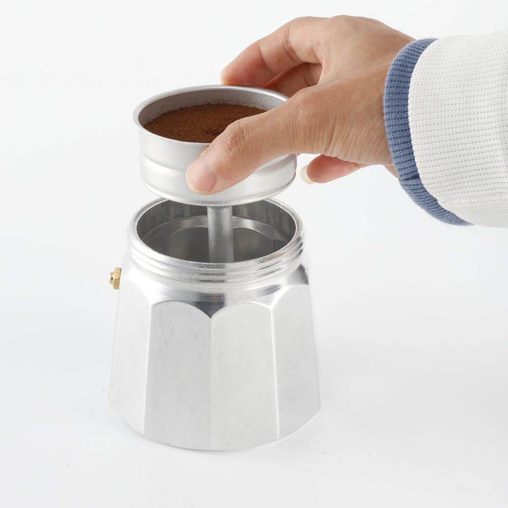Shamjina Moka Pot Phễu Dụng Cụ Nhà Bếp Cà Phê Nồi Phễu Cho Các Bộ Phận Máy Pha Cà Phê