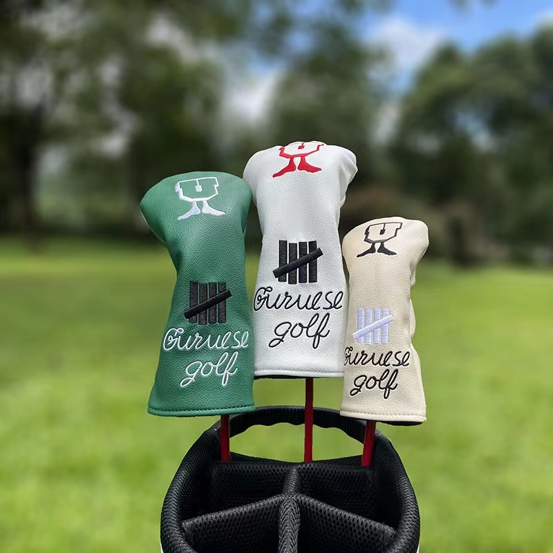 Câu lạc bộ golf fisherman's foot #1 #3 #5 Màu sắc hỗn hợp mũ trùm đầu bằng gỗ driver fairway woods cover pu leather head covers