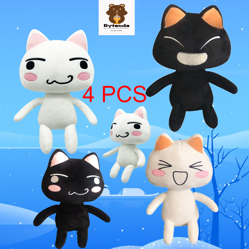 Rytanda Toro Inoue Cat Plush Toy Mèo Nhồi Bông Mềm Mại Đáng Yêu Trang Trí Phòng Bé