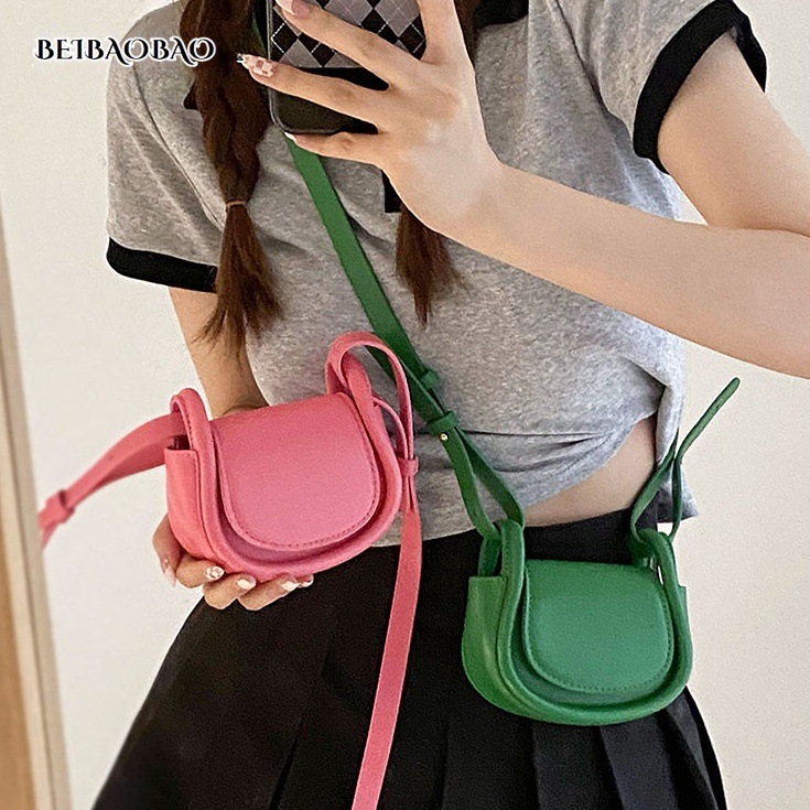 BEIBAOBAO Túi Đeo Chéo mini Đựng Son Môi Tai Nghe Thời Trang Dành Cho Nữ