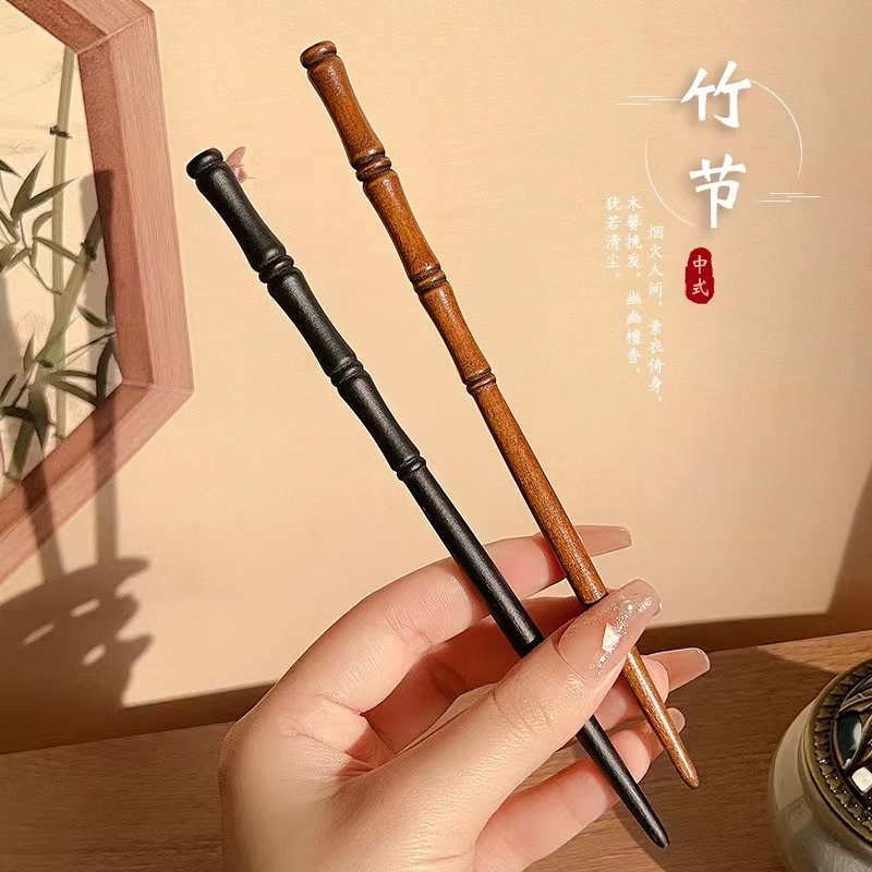 Kẹp tóc tre kẹp tóc bằng gỗ phụ kiện tóc đĩa tạo tác tóc