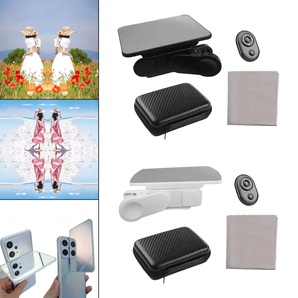 1 Bộ Bộ Dụng Cụ Kẹp Gương / camera / Điện Thoại Di Động Phản Quang Đơn Giản Thông Dụng Hỗ Trợ Chụp Ảnh selfie