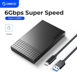 Vỏ ổ cứng ORICO cho HDD SSD 4TB có cáp chuyển từ type C USB 3.1 sang SATA 3.0 5Gbps hỗ trợ UASP 2526C3
