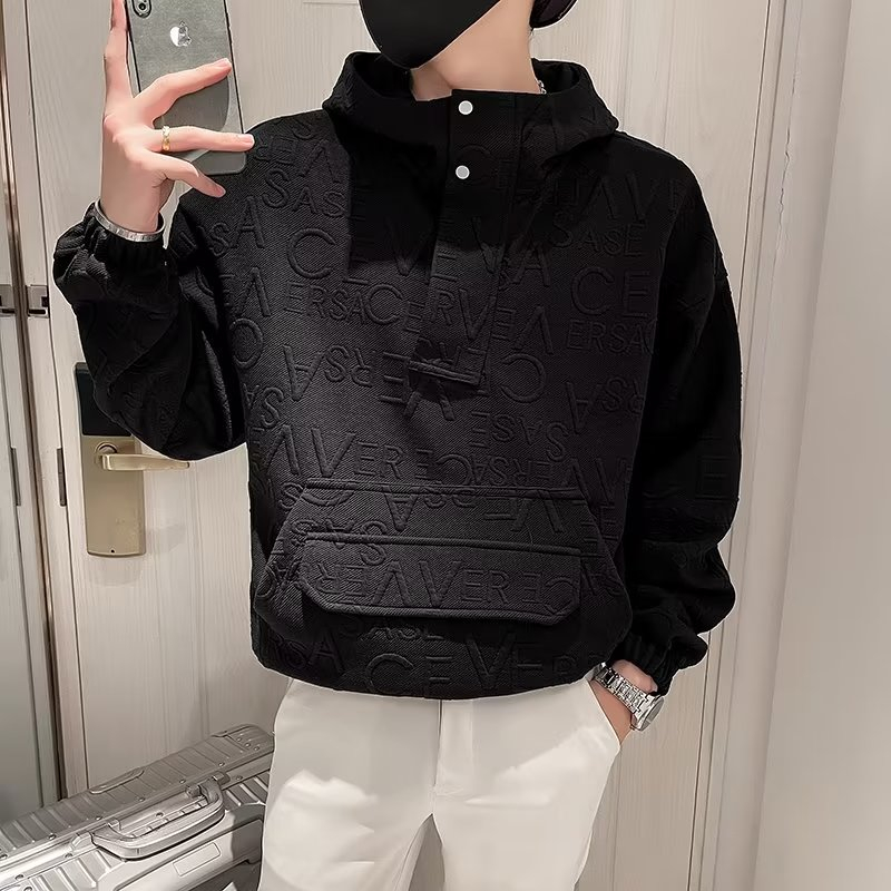 Áo Có Mũ Trùm Đầu Nam 2 Màu M-3XL Áo Rời Phù Hợp Với Chữ Cặp Đôi Áo