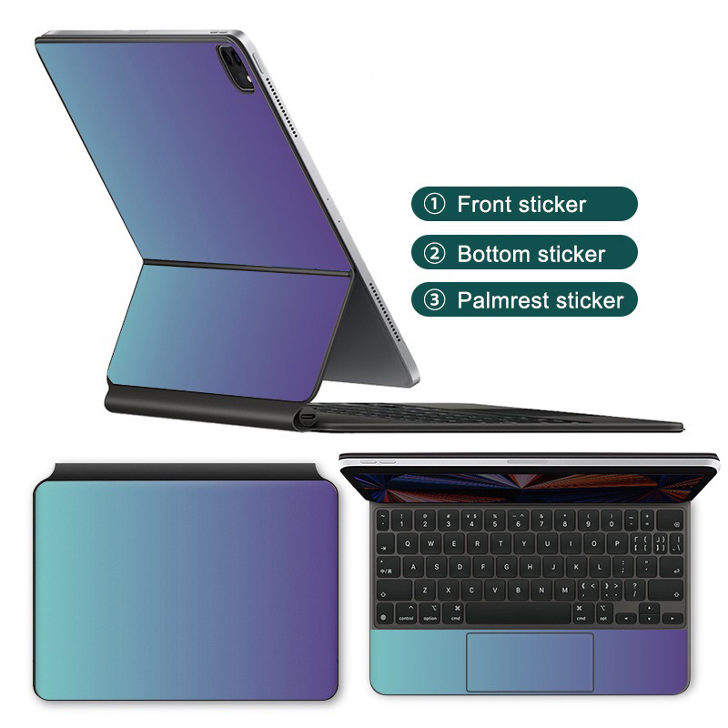 Miếng dán da cho bàn phím magic 2021 ipad pro 12 / 12,9 inch 2020 2021 ipad pro 4 6 ipad air 4 5 10,9 inch tablet sticker full coverage protective anti-scratch film