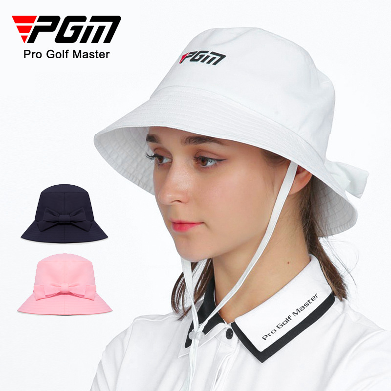 Mũ Ngư Dân PGM Thắt Nơ Điều Chỉnh Được Thiết Kế Dây Thừng Thấm Hút Mồ Hôi Thiết Kế Mới Dành Cho Nữ Chơi golf