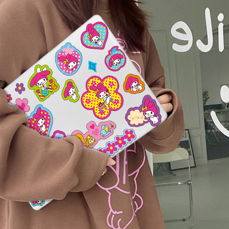 Hộp đựng in hoạt hình có nắp bàn phím cho macbook air 15 inch m2 a2941 air13.6 a2681 m1 air13 a2337 a2179 a1932 pro13 touch bar a1706 a2338 a2289 pro14 15 16 inch air11 12