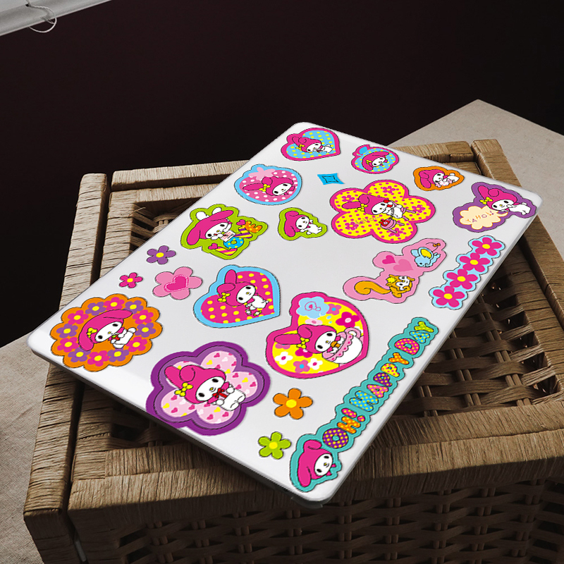 Hộp đựng in hoạt hình có nắp bàn phím cho macbook air 15 inch m2 a2941 air13.6 a2681 m1 air13 a2337 a2179 a1932 pro13 touch bar a1706 a2338 a2289 pro14 15 16 inch air11 12