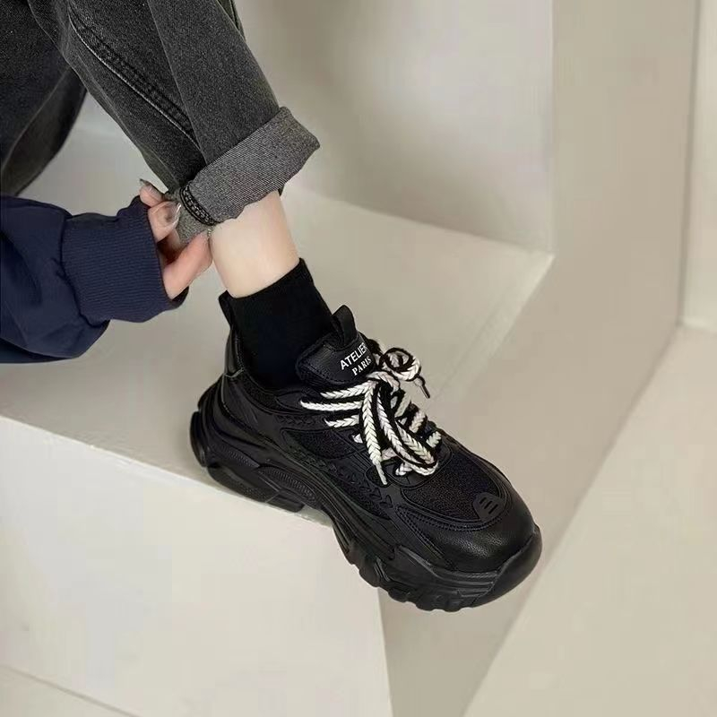 GUDETU❤Giày Thể Thao Trắng Đế Dày Thời Trang Cho Nữ