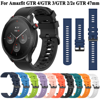 Dây đeo đồng hồ silicon 22mm cho xiaomi huami amazfit gtr 3 pro / gtr 4 2e 47mm dây đeo tay stratos 3 smartwatch bracelet watchband