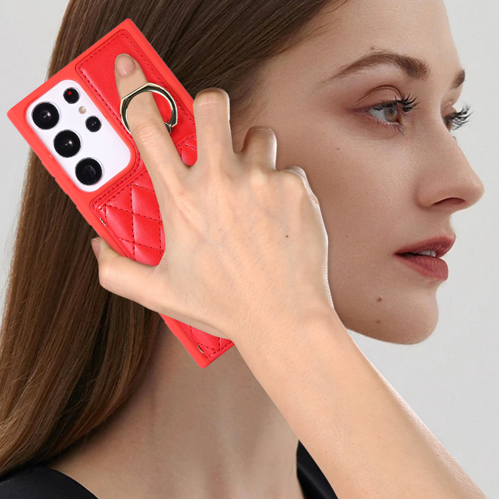 Ốp Điện Thoại Da Kèm Ngăn Đựng Thẻ Và Dây Đeo Chéo Cho Samsung Galaxy S23 Ultra S22 Plus S21 Plus S21 Ultra S20 FE S23 Plus