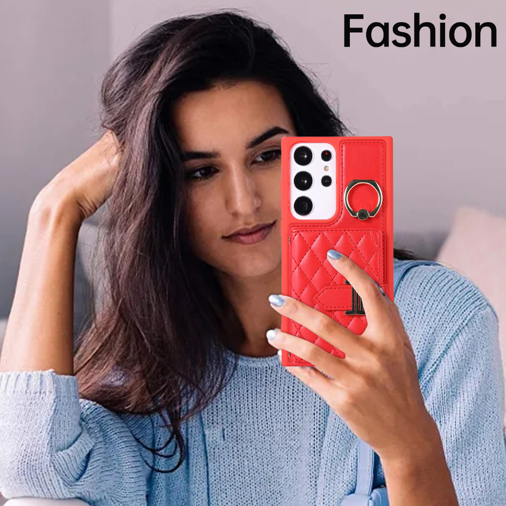 Ốp Điện Thoại Da Kèm Ngăn Đựng Thẻ Và Dây Đeo Chéo Cho Samsung Galaxy S23 Ultra S22 Plus S21 Plus S21 Ultra S20 FE S23 Plus