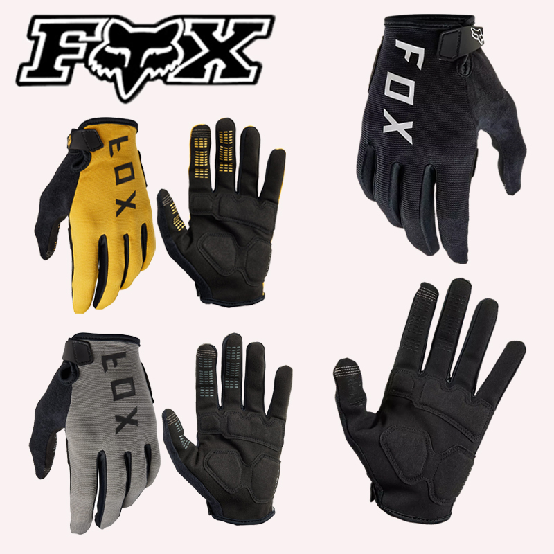 Găng tay fox mới găng tay găng tay full-finger cưỡi mới của fox găng tay ba màu chống mài mòn mạnh mẽ bảo vệ tay bảo vệ đặc biệt