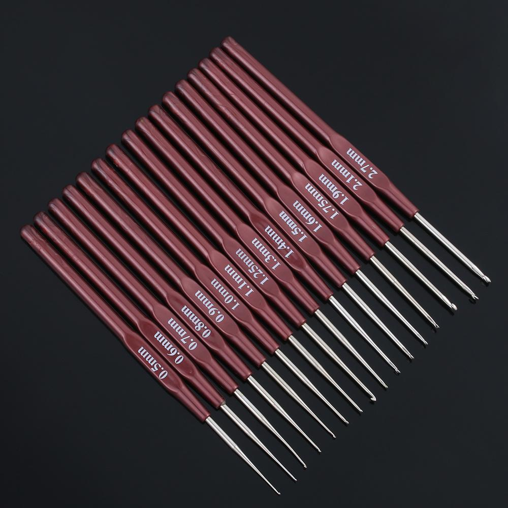 Maxg 1 cái móc móc ren kích thước nhỏ dụng cụ làm xoăn búp bê tự làm 0,5mm-2,7mm
