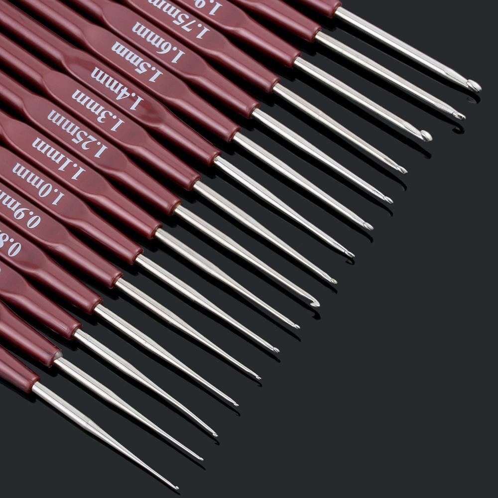 Maxg 1 cái móc móc ren kích thước nhỏ dụng cụ làm xoăn búp bê tự làm 0,5mm-2,7mm