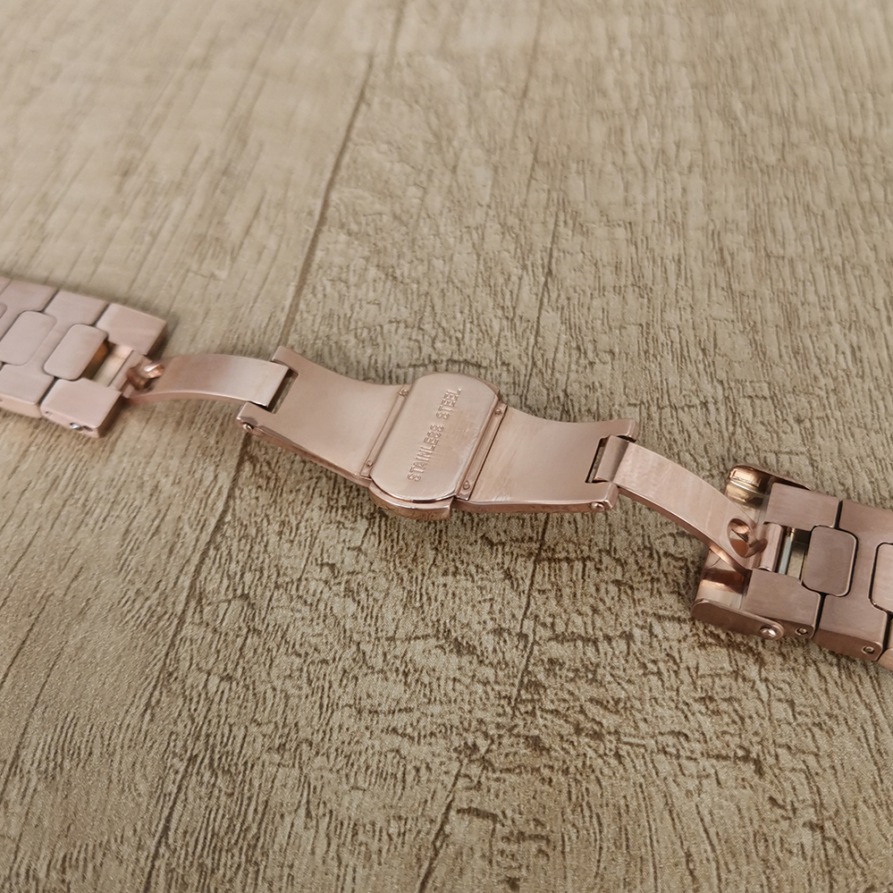 Vỏ đồng hồ 41mm kính sapphire dây đeo bằng vàng hồng cho phong trào nh35 / 364r