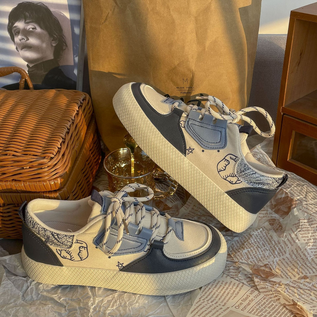 Giày Thể Thao Vải Bạt Thời Trang Hàn Cho Nữ