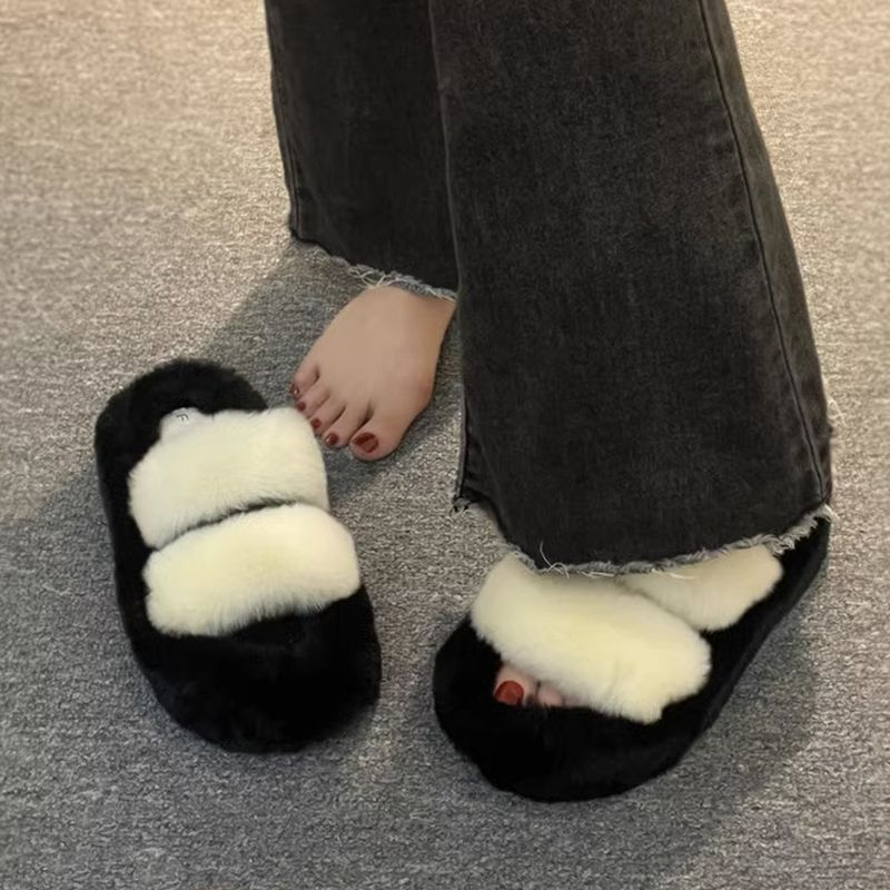 HHH Dép Lông Đế Dày 2023NEW mùa hè dép quai hậu Xinh Xắn 080106