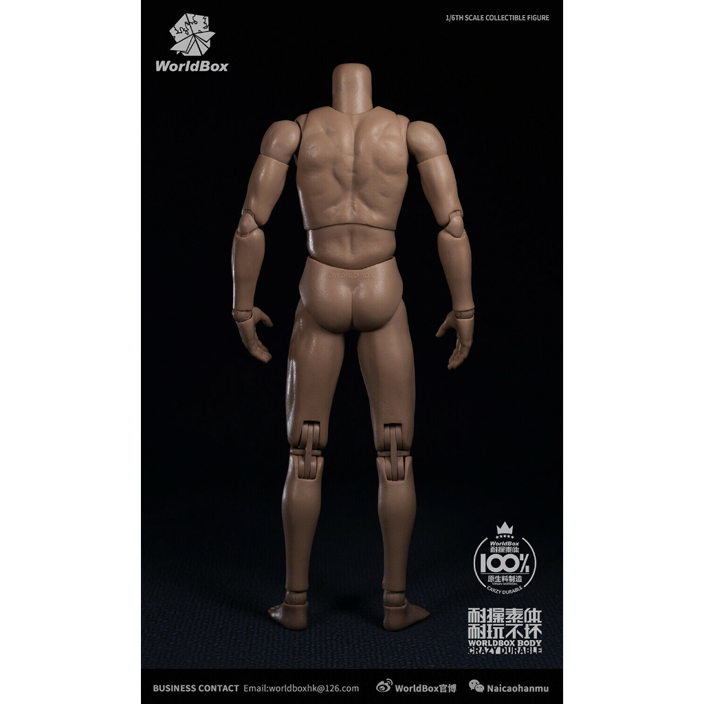Worldbox at020s 1/6 cơ thể nam linh hoạt 12 inch mô hình búp bê hình hành động siêu bền siêu điên