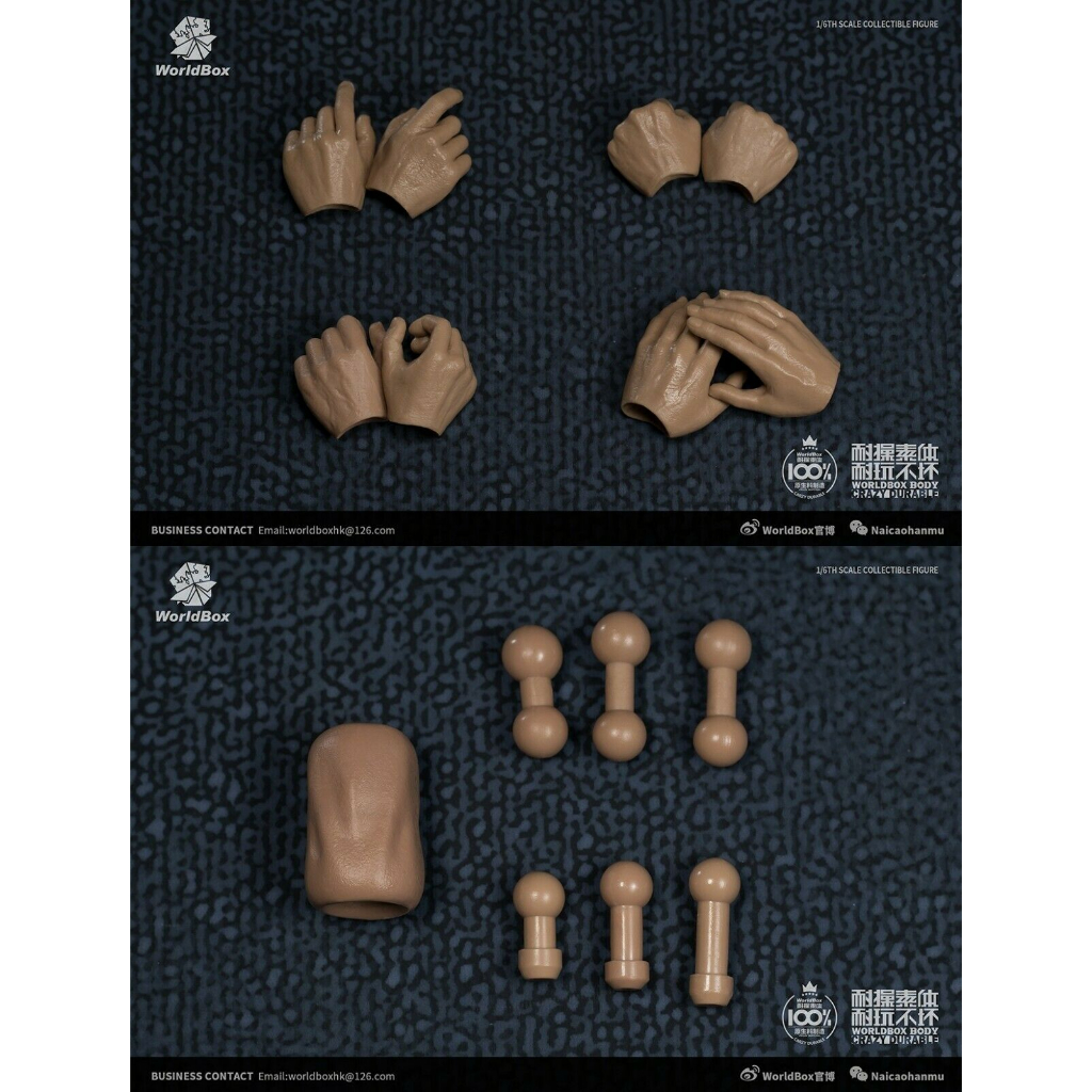 Worldbox at020s 1/6 cơ thể nam linh hoạt 12 inch mô hình búp bê hình hành động siêu bền siêu điên