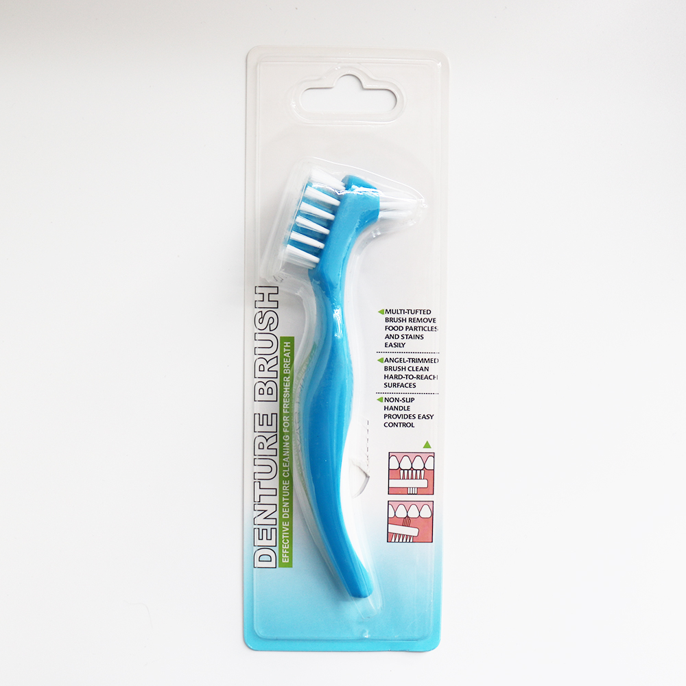 1 Bàn Chải Nha Khoa Làm Sạch Răng Miệng    1pcs Denture Cleaning Brush