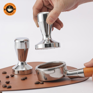 Tamper, tamper inox nén cà phê, tay nén cà phê inox cao cấp bằng thép không gỉ 304 51-53 - 58mm