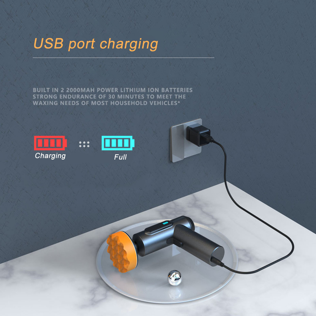 Máy đánh bóng cầm tay xe ô tô - Máy Đánh Bóng bằng Pin Không Dây - CoolCar