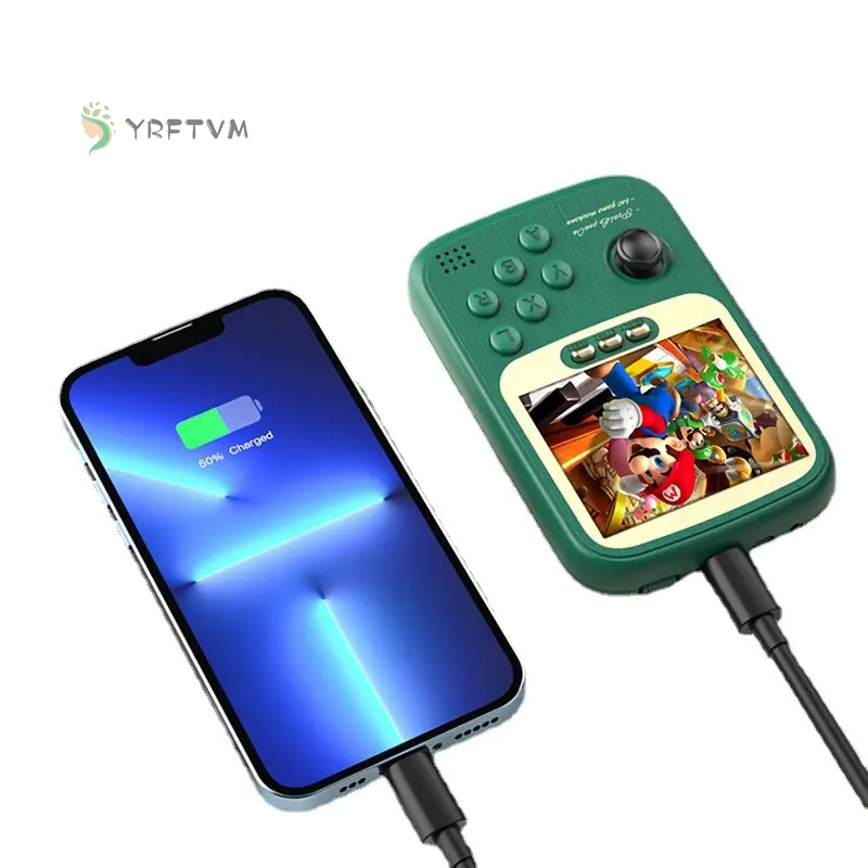 YRFTVM Máy chơi game cầm tay 3.2-inch 6000mah 360° Joystick tf 16gb over 10000 trò chơi trò chơi điện tử retro 10 giả lập đồ chơi quà tặng cho trẻ em