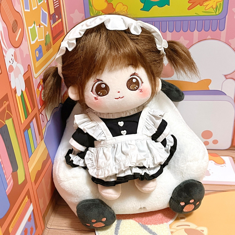 K-pop idol doll phụ kiện 20cm bộ quần áo búp bê maid dress halloween cosplay trang phục lolita dress kep1er  i-dle yuqi newjeans lisa jennie fans quà tặng