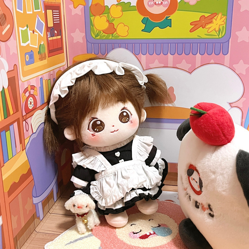K-pop idol doll phụ kiện 20cm bộ quần áo búp bê maid dress halloween cosplay trang phục lolita dress kep1er  i-dle yuqi newjeans lisa jennie fans quà tặng