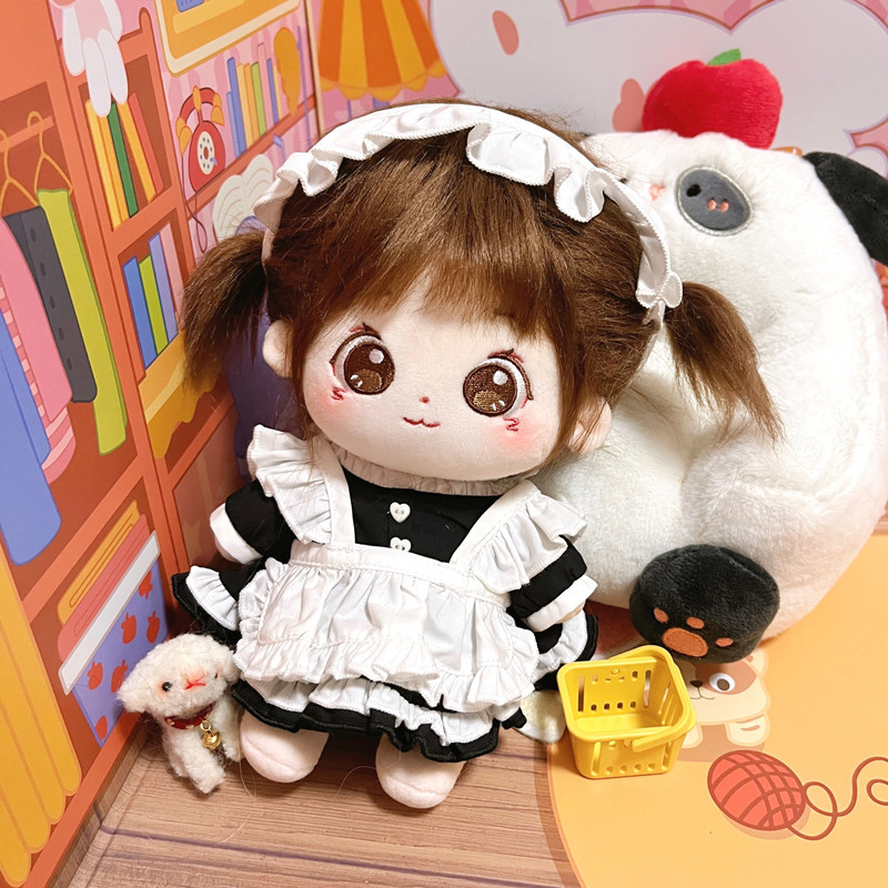 K-pop idol doll phụ kiện 20cm bộ quần áo búp bê maid dress halloween cosplay trang phục lolita dress kep1er  i-dle yuqi newjeans lisa jennie fans quà tặng