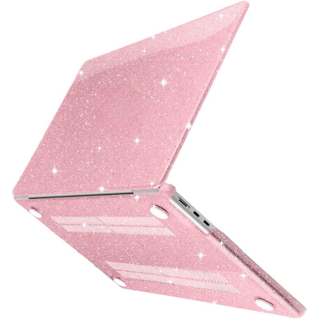 Shimmering powder crystal case tương thích cho macbook case air 15 a2941 2023 2022 air 13 a2681 13,6 inch m2 pro 14 16 13,3 inch a2338 m1 a2337 a2179 a2289 a2251 a1989 a2159 202