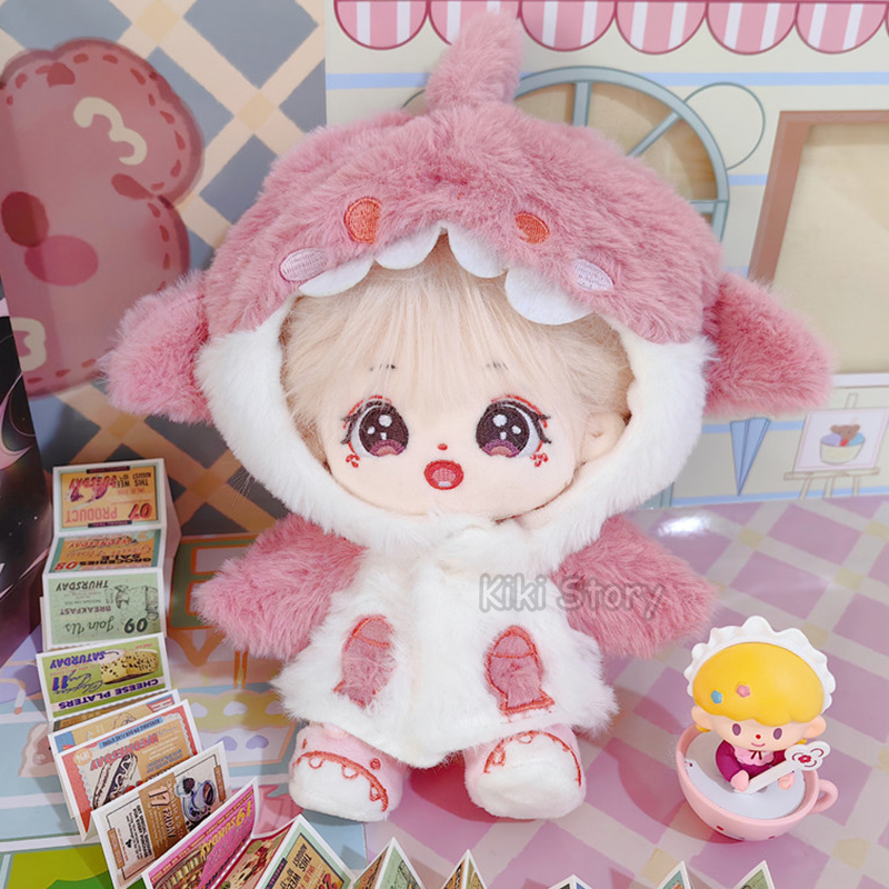 Phụ kiện búp bê thần tượng k-pop 20cm bộ quần áo có thể thay thế cho búp bê blue shark coat áo khoác dễ thương  i-dle song yuqi twice sana tzuyu newjeans lisa jennie fans quà tặng