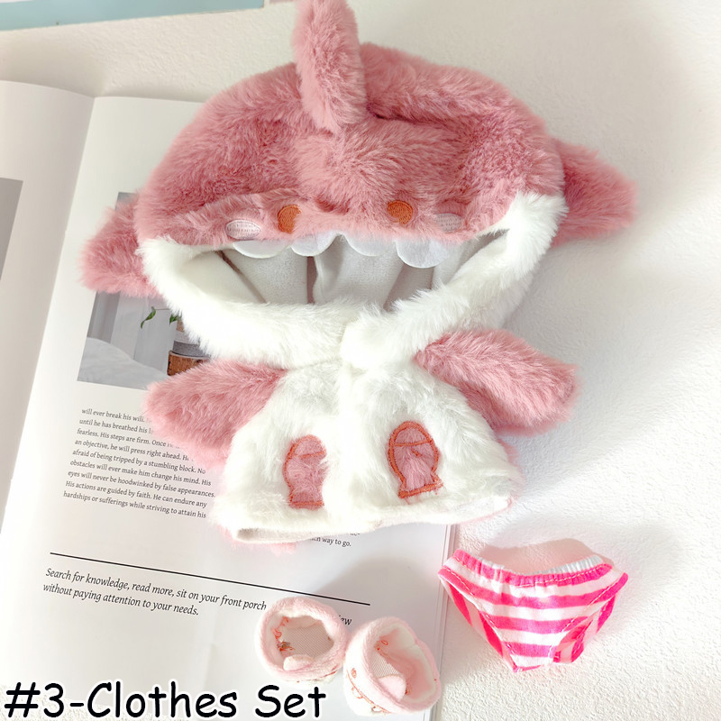 Phụ kiện búp bê thần tượng k-pop 20cm bộ quần áo có thể thay thế cho búp bê blue shark coat áo khoác dễ thương  i-dle song yuqi twice sana tzuyu newjeans lisa jennie fans quà tặng