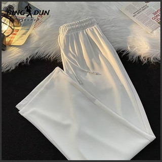 【M-5XL】Quần thể Thao ống rộng thời trang mùa hè dành cho nam quần ống rộng nam nữ unisex simple breathable Ice silk quần jogger nữ ống rộng