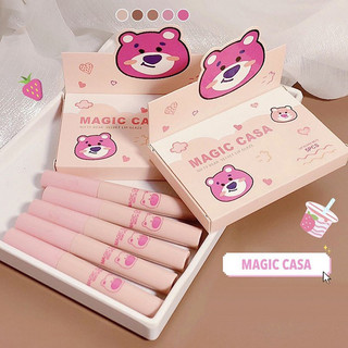 Bộ 5 son nhung mờ không dễ phai màu magic casa cup