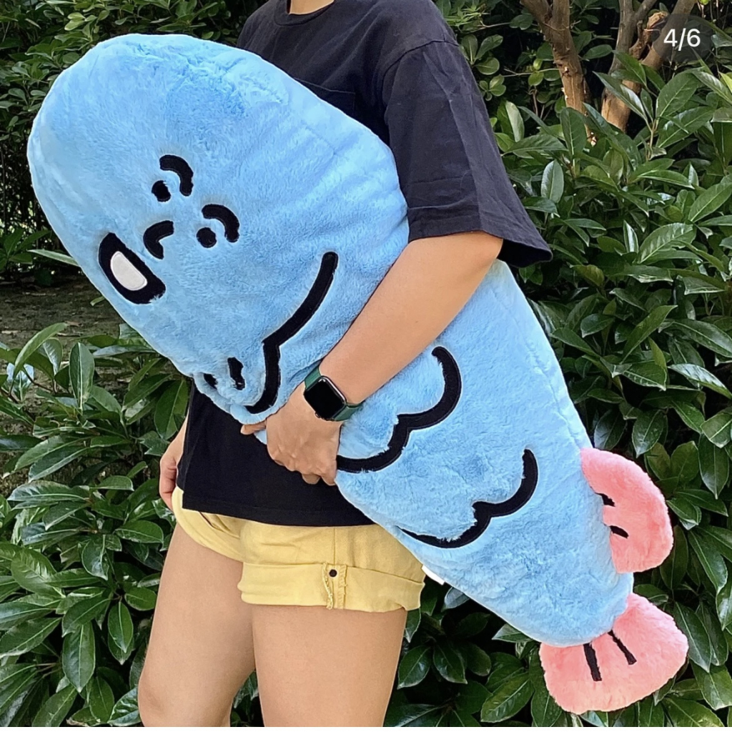 Thú Nhồi Bông Hình Cá Chân Dài Mềm Mịn Chất Lượng Cao