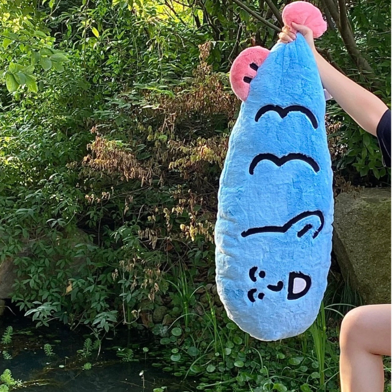 Thú Nhồi Bông Hình Cá Chân Dài Mềm Mịn Chất Lượng Cao