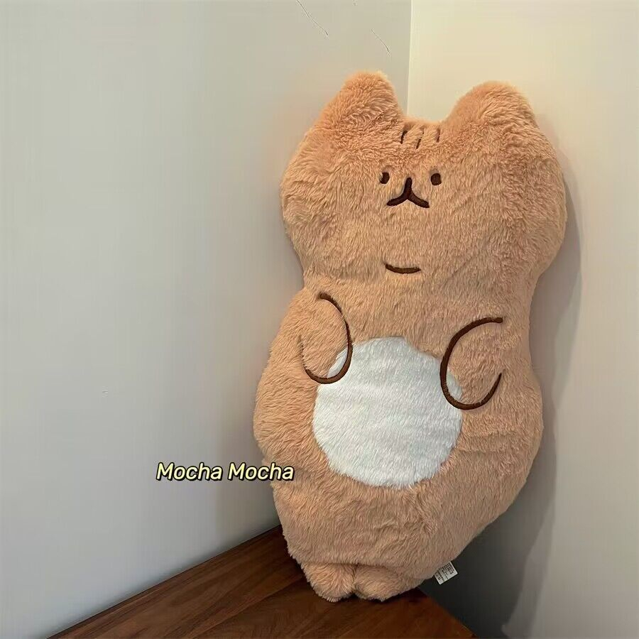 Gối Ôm Nhồi Bông Mềm Mại Hình Chú Mèo Đáng Yêu
