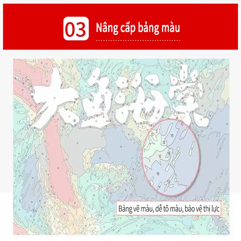 DROFE-tranh số hoá-tranh tô màu theo số-phong cảnh-tranh sơn dầu-tranh tô màu số hoá-30*40cm-40*50cm