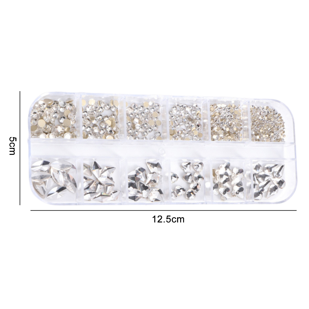 1 Hộp Hạt Charm Đính Trang Trí Móng Tay DIY